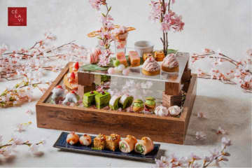 “桜×抹茶×イチゴ”！春の訪れを告げるアフタヌーンティー登場「セラヴィ東京」より