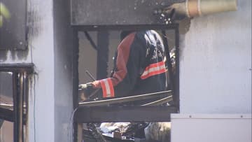 「建物が燃えている」住宅が火災で全焼し1階から1人の遺体…住人の男女2人連絡取れず　千葉・船橋市