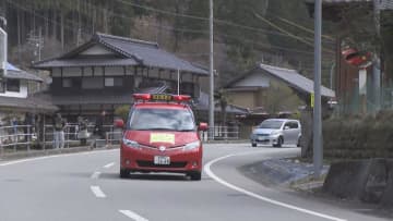 山火事予防パトロール　山火事原因のたき火や野焼きへの注意を呼びかけ　岐阜・下呂市