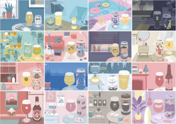 【ビールカレンダー2025年4月】いつもの日常に、わたしとビールと。小さな世界
