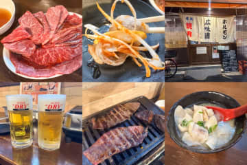 【新宿曙橋】「ヒロミヤ」の新業態『焼肉ホルモン 広味園』で「塩ホルモン盛り合わせ」と「和牛肉盛り合わせ」を堪能！
