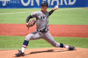 p【野球】終盤の猛追及ばずも翌日に繋がる敗戦　常松はリーグ戦初本塁打含む２発＆今津好返球・追撃の２ラン ／ 東京六大学野球春季リーグ戦・立大２回戦　＠明治神宮野球場/p