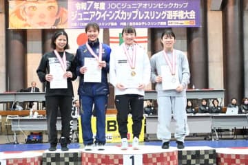 ＜レスリング＞【写真集】2025年JOC杯ジュニアクイーンズカップ選手権／U23表彰式