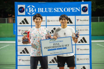 楠原悠介／中川舜祐が今季ITF大会3勝目。望月勇希がシングルス決勝へ 内山靖崇主催のITF大会「BLUE SIX OPEN」