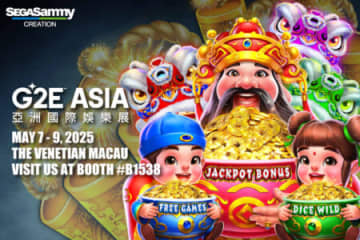 セガサミークリエイション、「G2E Asia 2025」で最新筐体を展示