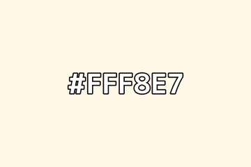 #FFF8E7――これは宇宙の何の色？