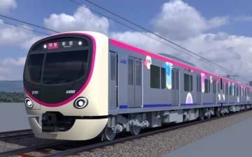 2026年から走り始める京王電鉄の新型車両2000系、5号車に設置する「大型フリースペース」の愛称募集へ