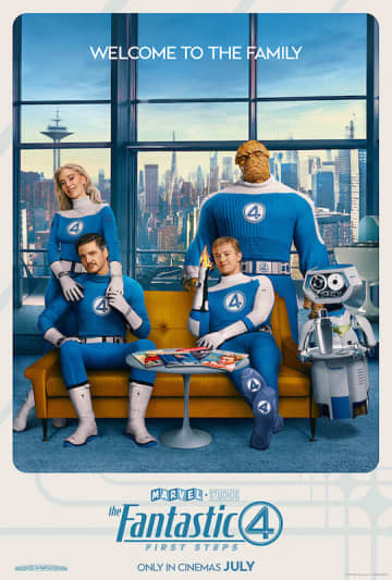 マーベルの伝説はここから始まった… ペドロ・パスカル、ヴァネッサ・カービーら出演『ファンタスティック4：ファースト・ステップ』