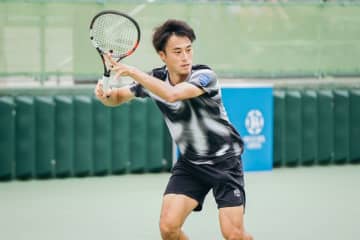 高橋悠介、熊坂拓哉、今井慎太郎らシード勢が8強。内山靖崇主催のITF大会「BLUE SIX OPEN」Week2