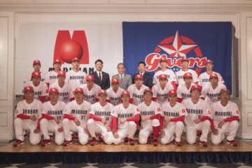 マルハン北日本カンパニー硬式野球部「マルハンGIVERS」が発足会見、仙台で始動