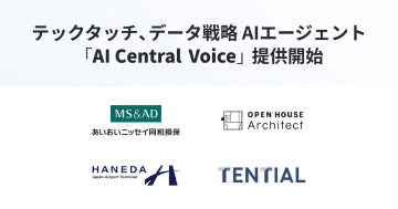 テックタッチ、データ戦略AIエージェント「AI Central Voice」提供開始