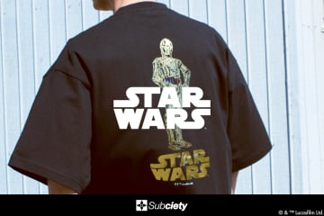 『スター・ウォーズ』ポスタービジュ＆キャラを大胆デザイン！Subcietyの良デザインTシャツが魅力的♪