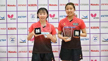 8年ぶり結成のレゾナック・出雲美空/出澤杏佳ペア、強敵下して女子複V＜卓球・ビッグトーナメント2025＞