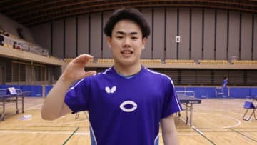 中央大1年・石山浩貴がシングルス制覇　超攻撃的卓球で新人戦王者に＜卓球・令和7年関東学生新人選手権＞