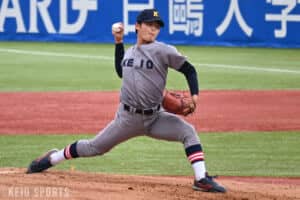 p【野球】逃げ切り図るも”９回２死一塁”から明大相手に悔しいサヨナラ負け ／ 東京六大学野球春季リーグ戦　明大１回戦　@明治神宮野球場/p