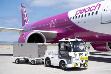 ピーチ、関空T2で自動運転GSE車両の実証実験　4月末まで「レベル4」