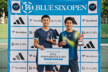 河内一真／徳田廉大が3度目の決勝でITF初タイトル獲得。シングルスでは高橋悠介、今井慎太郎が決勝へ　内山靖崇主催のITF大会「BLUE SIX OPEN」Week2