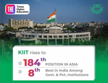 2025年版アジア大学ランキング発表 - KIITはアジアで184位、インドで8位に上昇