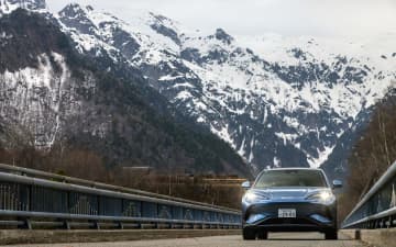 BYDの最新バッテリEV「シーライオン7」で富山までロングラン
