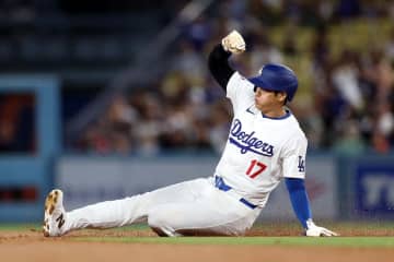 【MLB】大谷翔平、初回に“激走”で先制のホーム踏む　3試合連続安打→今季7個目の盗塁成功でチャンスメーク