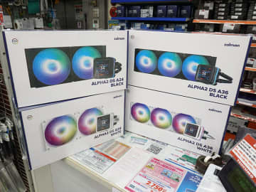 着脱式IPS液晶搭載の水冷クーラー「ALPHA2 DS」がZALMANから、計4モデル