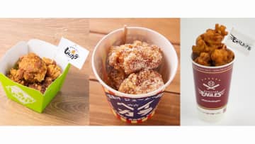 ロッテ、「から揚げ・餃子・ポテトフェス」で「じんカラ」・「ベイカラ」・「イーグルスからあげ」を販売
