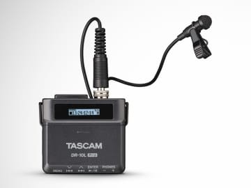 TASCAMのピンマイク付きレコーダー「DR-10L Pro」がLTCジャムシンクに対応