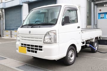 スズキ、製作BEV軽トラックを農家に貸し出す実証開始　使い勝手等を検証