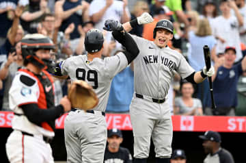 ヤンキース、6本塁打＆15得点で大勝　今季2度目の初回先頭打者から3連発　主砲ジャッジは2試合ぶりの9号ソロ
