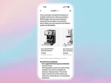 要望にあった商品をChatGPTがおすすめしてくれるショッピング機能