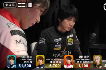 【Ｍリーグ】名局！本田朋広選手ＶＳ伊達朱里紗選手　手に汗握るボーダー争い