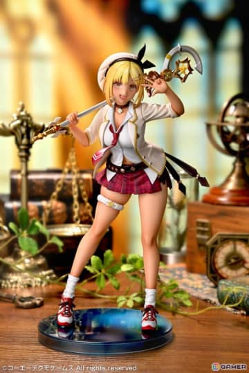 「レスレリアーナのアトリエ」のイベント「レスレリ学園」に登場した金髪ギャル姿のライザが1/7スケールフィギュアになって登場！予約受付も実施中