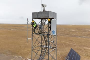 中国西部の無人地帯に2基目の5G基地局開設