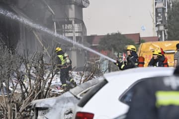 山西省太原市の住宅街で爆発　死傷者不明