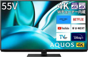 【Amazonセール】シャープの55V型4K液晶テレビがセール商品として登場