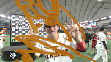 【巨人】増田陸「最高でーす！」阿部監督さながらお立ち台　1000日ぶり打点が決勝打「ここに立つために必死で。めちゃくちゃうれしい」
