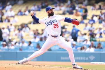 【ＭＬＢ】ドジャース・ゴンソリンが６２７日ぶり白星　右ヒジ手術からの復帰登板で６回３失点