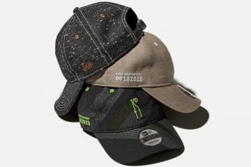 キコ・コスタディノフ×ニューエラ、ストライプ柄コットン＆ジャカードのナンバリング刺繍キャップ