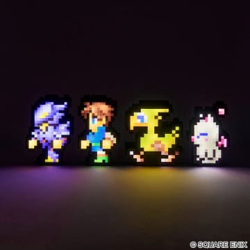 「FF」シリーズよりセシル（暗黒騎士）、バッツ、ボコ、モグのルームライトが登場。スクエニ「e-STORE」にて予約開始