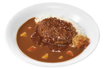 すき家「煮込みハンバーグカレー」発売。おんたま/チーズトッピングも