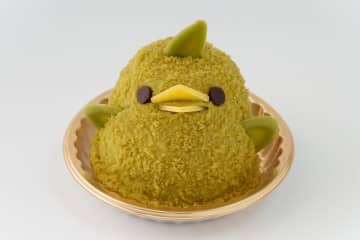 ひよこ型スイーツ「緑茶ぴよりん」静岡産緑茶ババロア×白あんの和風フレーバー、JR名古屋駅ほか限定販売