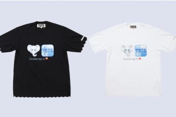 TSTS“白い象”絵文字Tシャツがドーバー銀座で、村上隆の作品着想もくもくカッティング