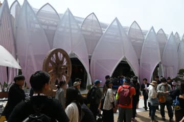 「万博のサグラダファミリア」ついに完成！インドパビリオンに長蛇の列