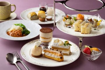 東京ステーションホテル、紅茶と旬の果物を使ったスイーツの本格アフタヌーンティー「アールグレイ マルノウチジカン」