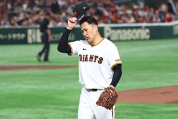 巨人の田中将大、3回3失点で199勝目ならず　初回に5連打で3失点