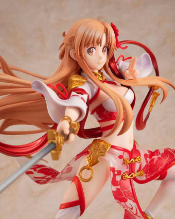 『SAO』アスナが中華風ドレス姿でフィギュア化！剣を構えた脚開くポーズにマッチした逸品に