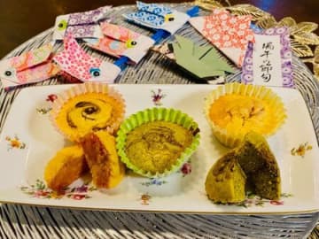 ふわふわ！3種のマーブルケーキ