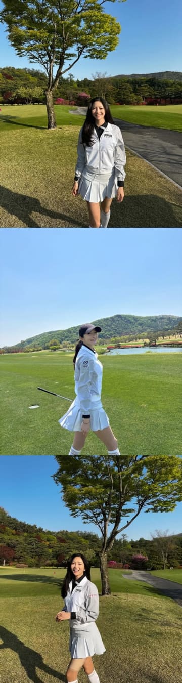 脚、細すぎない？日本でも活動した“美しすぎる”韓国女子ゴルファー、貫禄のスリム美貌を堂々披露【PHOTO】