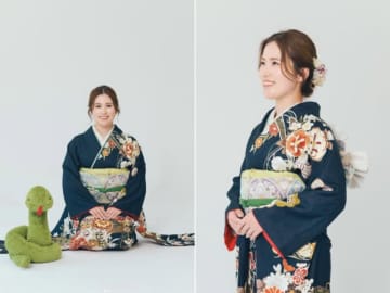 女子プロの着物姿にコメント殺到！「凛としていてステキ」ウェア姿とのギャップが話題