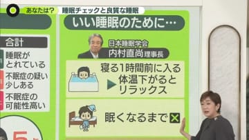 日本の平均睡眠時間は“最下位”　あなたの不眠度は？　「入浴は1時間前」「眠くなるまで布団に入らない」…良質な睡眠のコツ